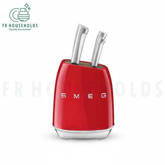 SMEG 7-Piece Knife Block Set – Premium Italian Design & Precision Cutting