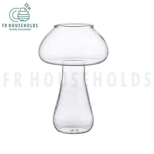 Stylish Mushroom-Shaped Beverage Glass | Elegant Cocktail & Juice Glass - 250ml
