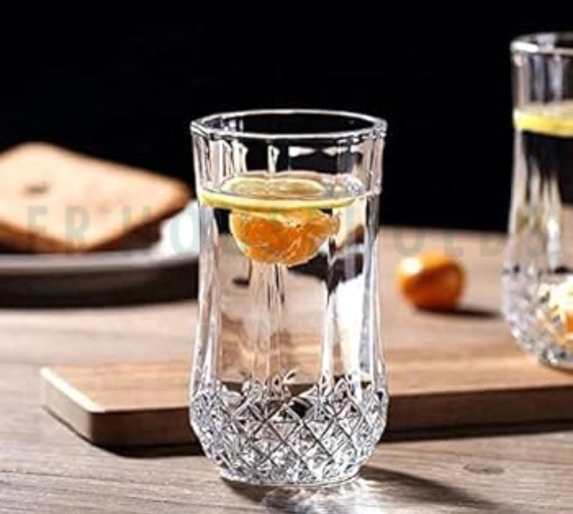310ml Crystal Base Drinking Glass – Everyday Crystal Shine Drinkware