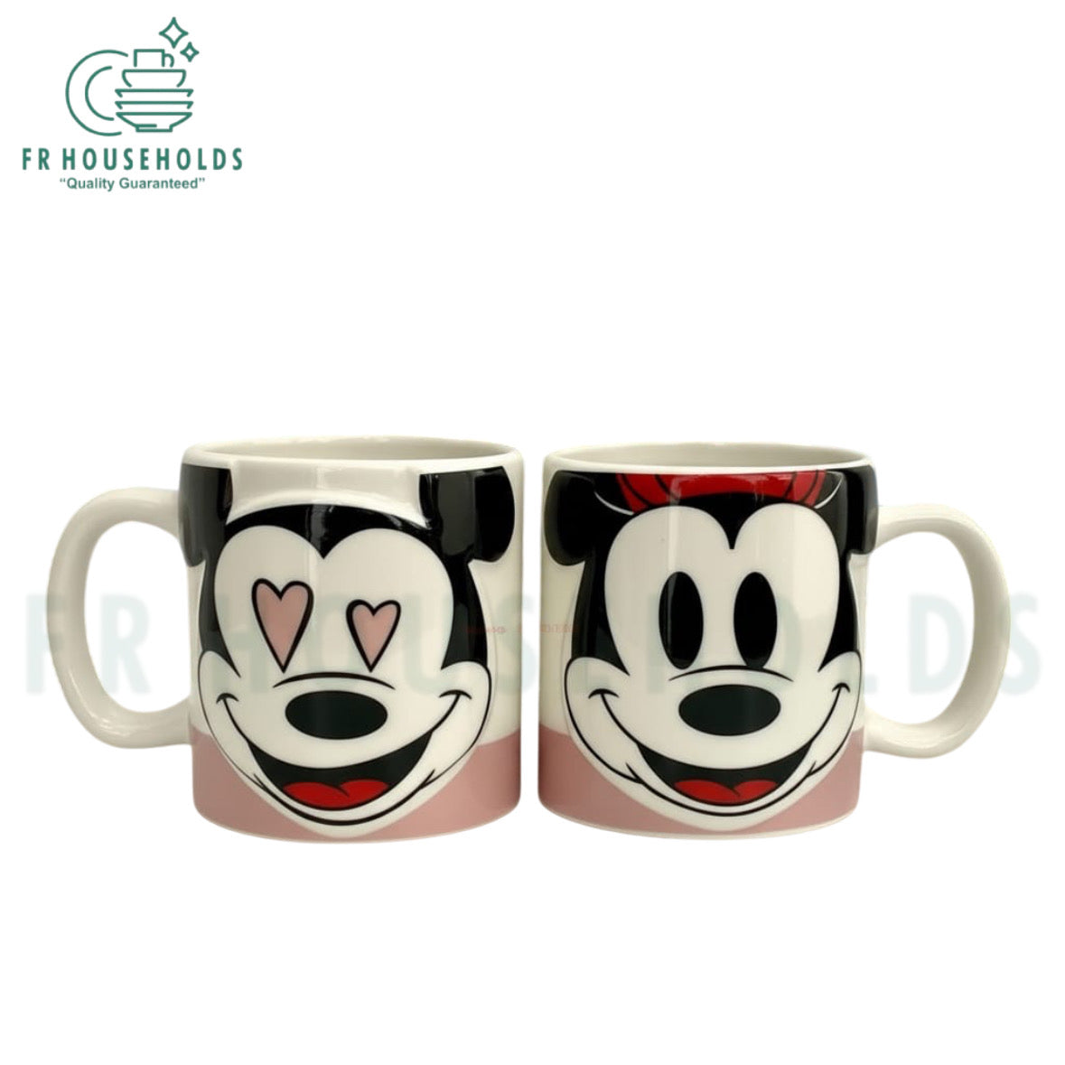 Walt Disney Mickey & Minnie Couple Mugs – Perfect Gift for Disney Fans