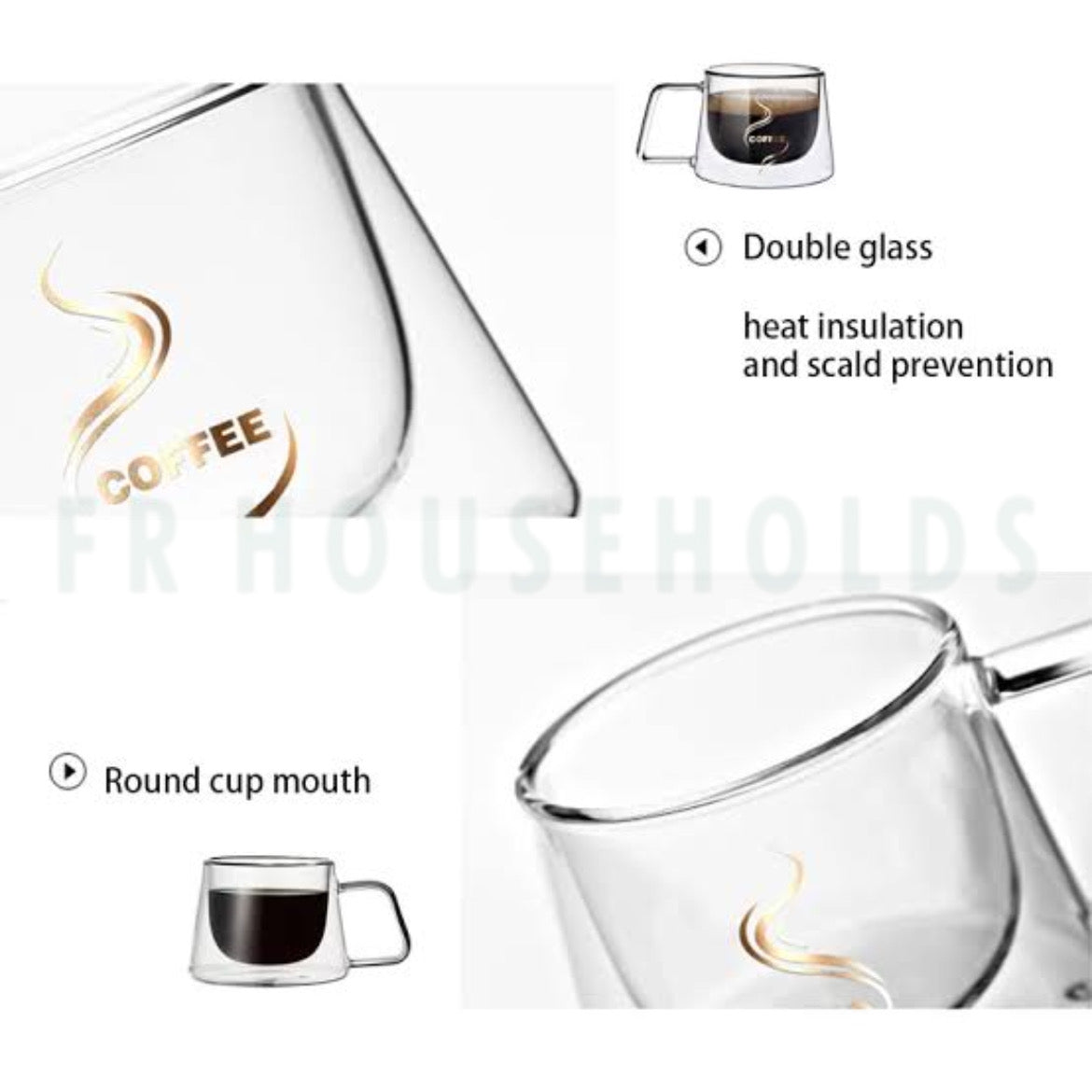 Double Wall Coffee Cup | 200ml - 7OZ