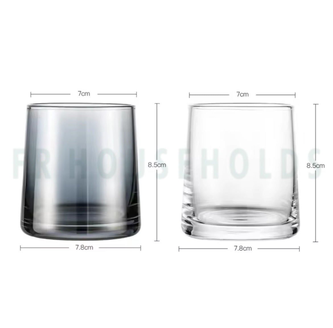 Basic Drink Glass With Thick Base - 270ml | Crystal - 6PC