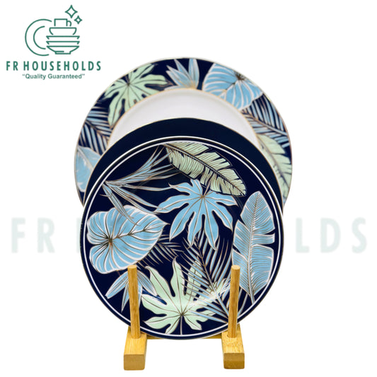 18-Piece UK Parliament Brand Bone China Plate Set