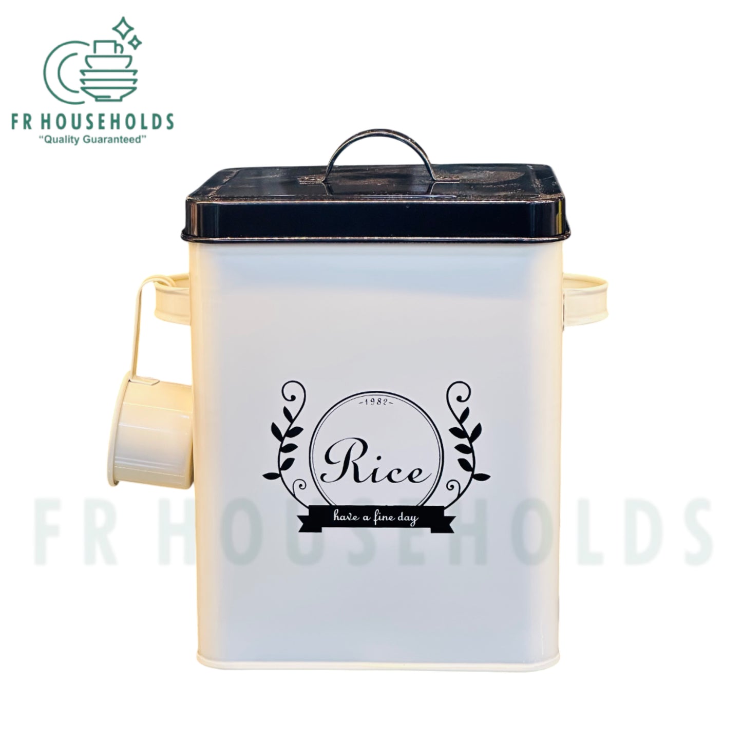 5-Liter Tin Rice Storage Bucket