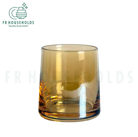 Basic Drink Glass With Thick Base - 270ml | Crystal Gold - 6PC