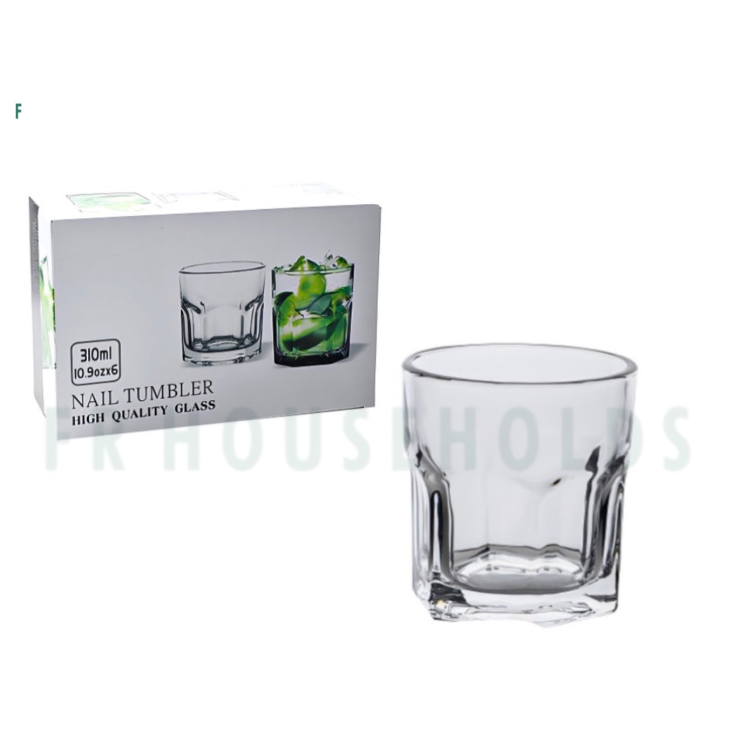 300ml Crystal Shine Drinking Glass – Elegant Everyday Drinkware