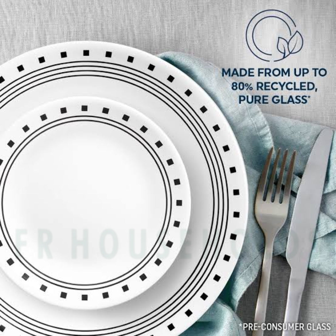 Corelle® City Blocks 18pc Dinner Set