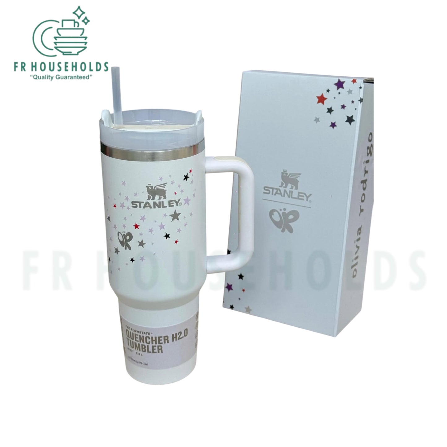 Stanley The Quencher H2.O Tumbler - OLIVIA RODRIGO - Moonlight White | 40oz