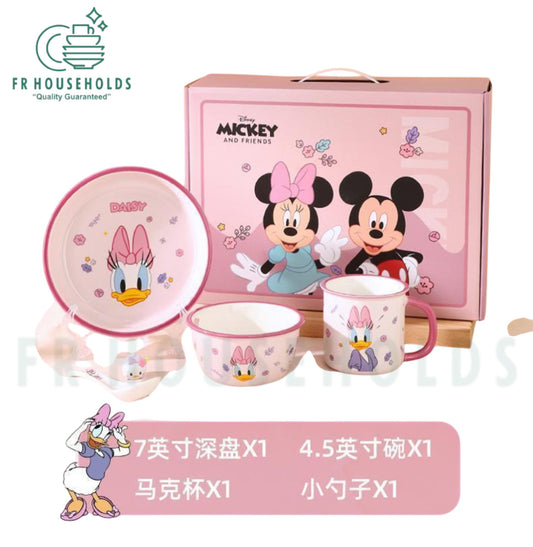 Walt Disney Meal Set - 4PC - Daisy Duck - Porcelain