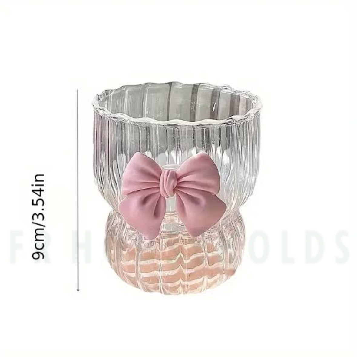 Bow Iced Tea Glass – Where Cute Meets Cool | 220ml - 1pc