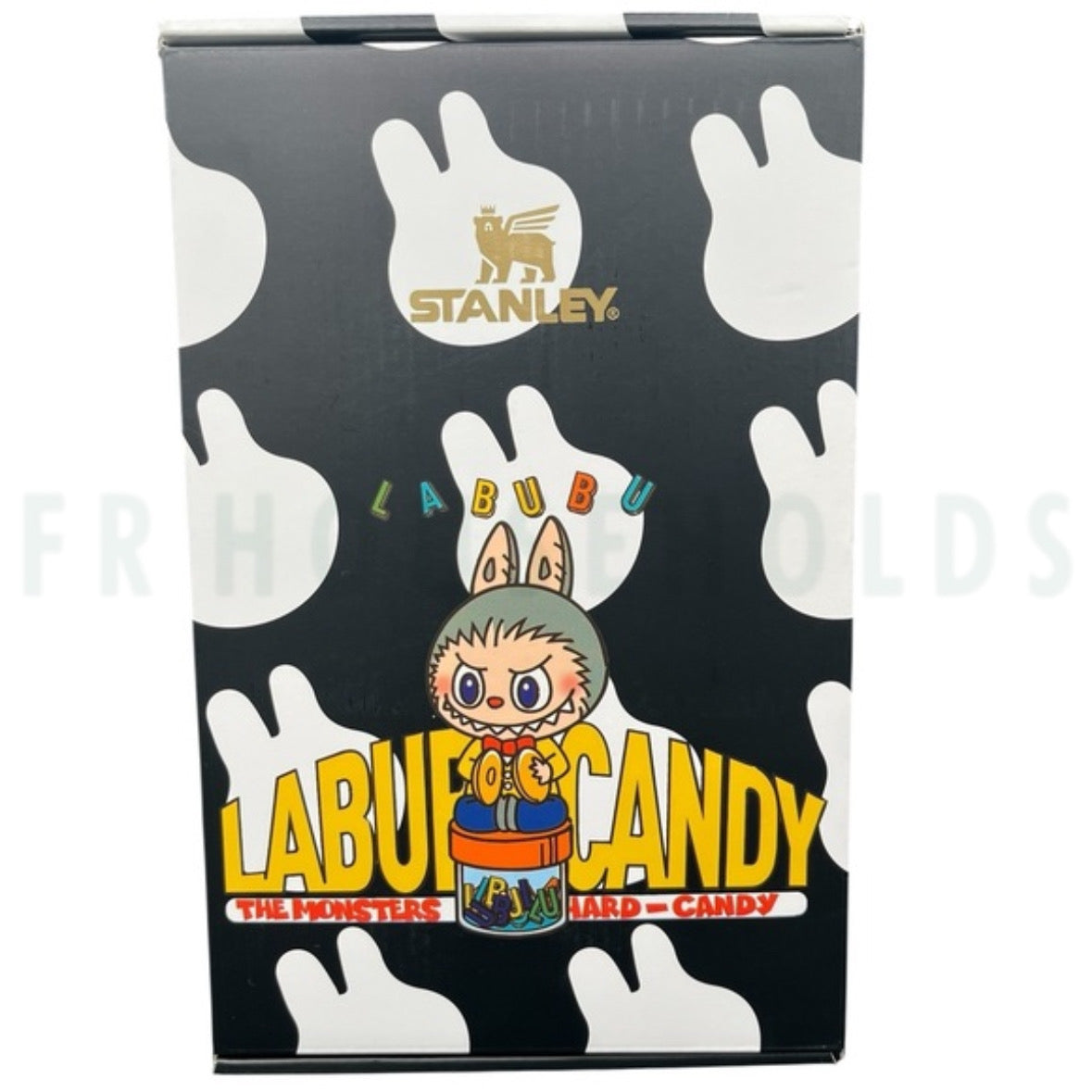 Stanley The Quencher H2.O Tumbler | 40OZ - Labubu Special (Midnight Black) - Labubu Doll Included