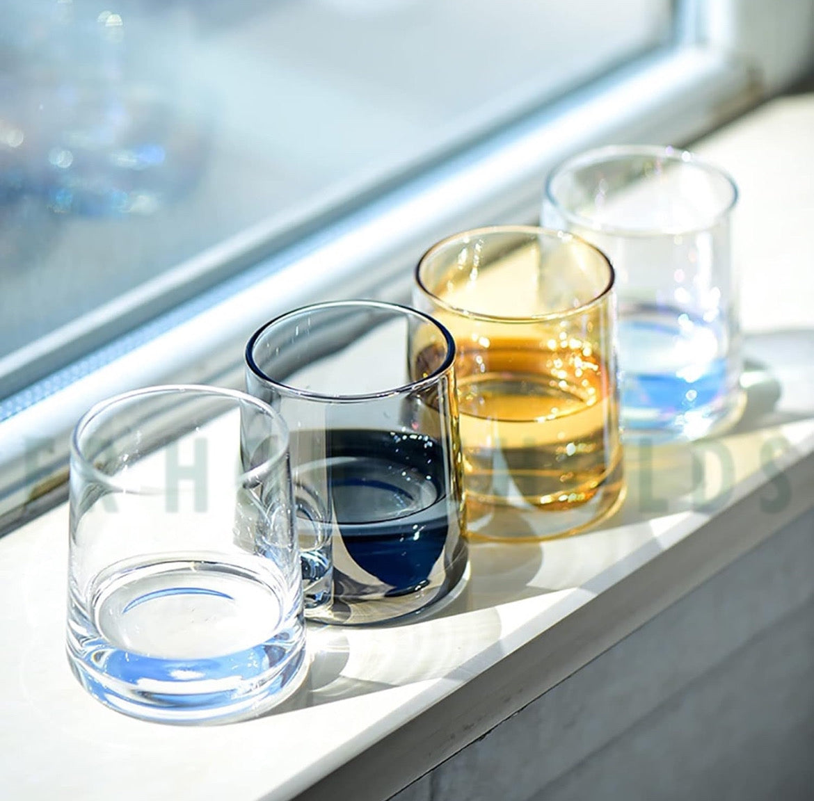 Basic Drink Glass With Thick Base - 270ml | Crystal Gray - 6PC
