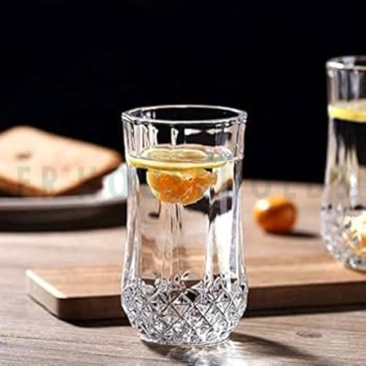 300ml Crystal Base Routine Use Drink Glasses – Everyday Elegance, Redefined