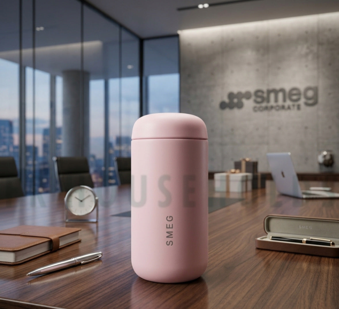 SMEG Insulated Coffee Mug 350ml | Hot & Cold Travel Tumbler
