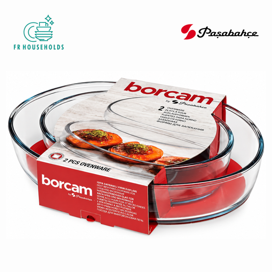 BORCAM Glass Salad Bowl | 3000cc - Made In Turkey