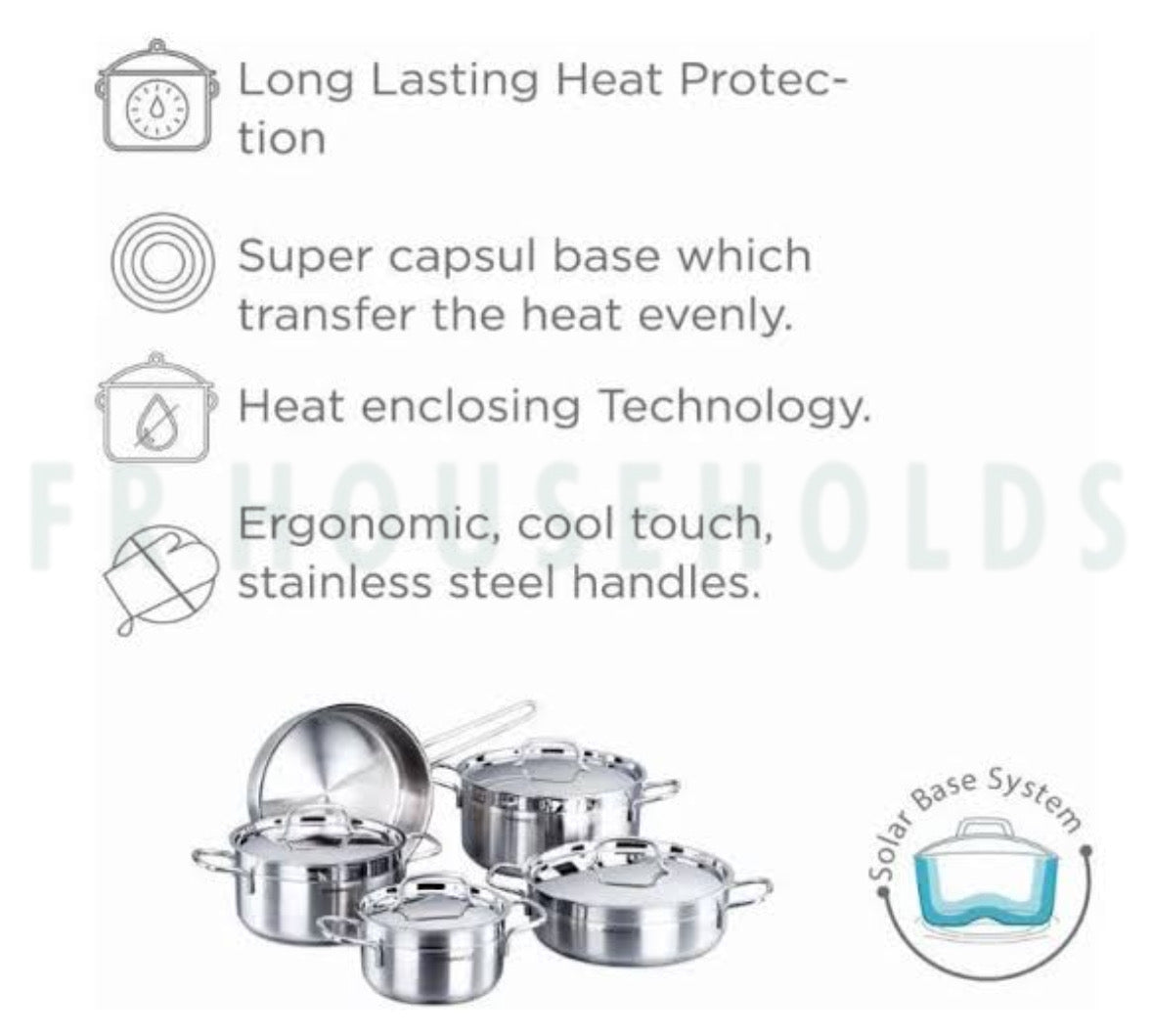 Korkmaz Alfa 9 Piece Cookware Set – Türkiye