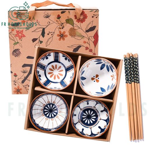 Professional 4-Piece Bowl Set – Excellent Quality With Chopsticks
