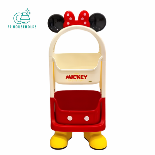 Disney Mickey & Friends 2-Tier Mobile Storage Trolley Cart