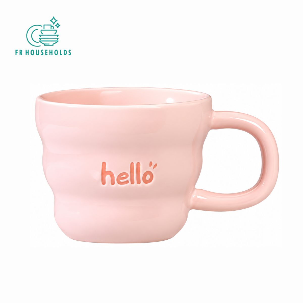 Pastel Colour Coffee Mug – Hello, Relax, Smile & Lucky