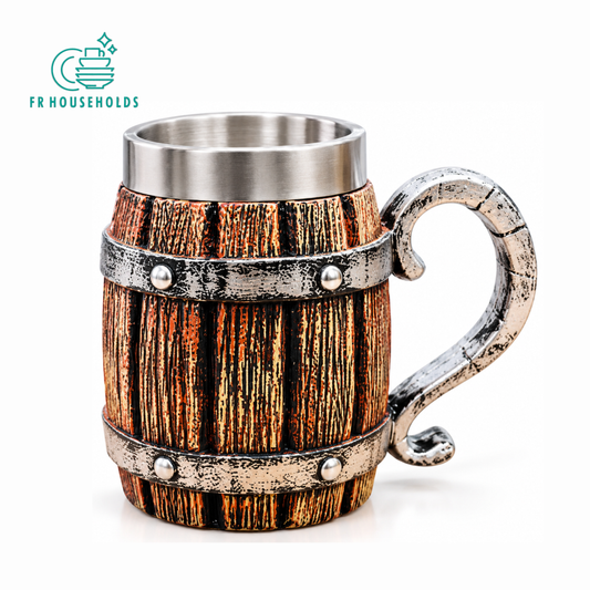 American Barrel Mug with Stainless Steel Interior