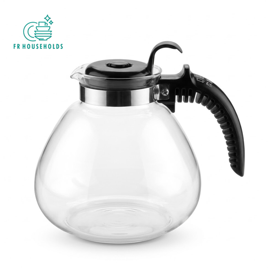 Heat-Resistant Glass Coffee Pot & Tea Server with Ergonomic Handle