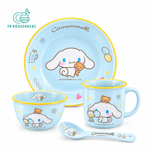 Cinnamoroll 4 Pieces Ceramic