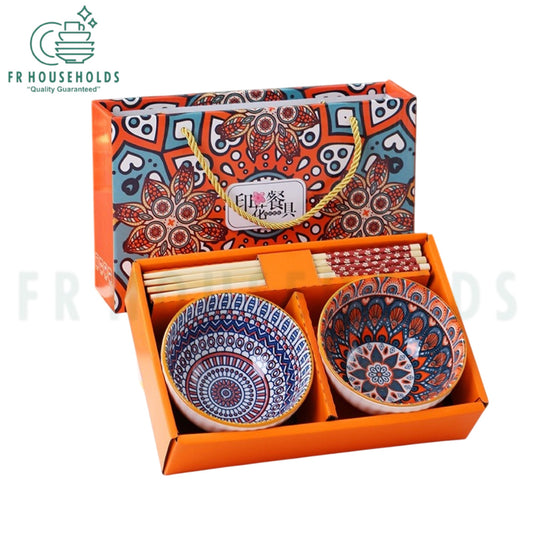 Professional 2-Piece Bowl Set – Excellent Quality With Chopsticks