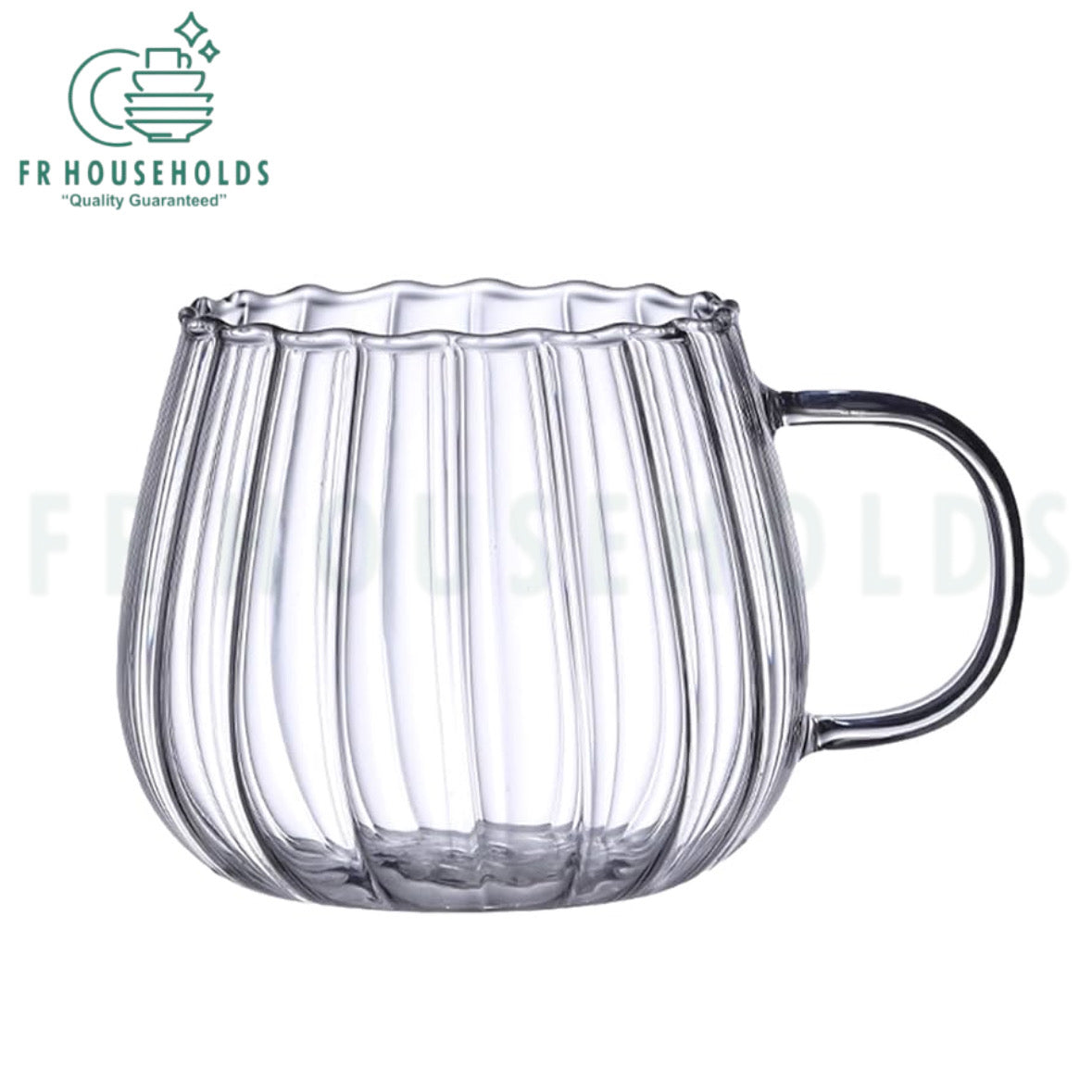 300ml Borosilicate Glass Lining Mug – Heat Resistant Transparent Coffee & Tea Cup