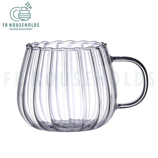 300ml Borosilicate Glass Lining Mug – Heat Resistant Transparent Coffee & Tea Cup