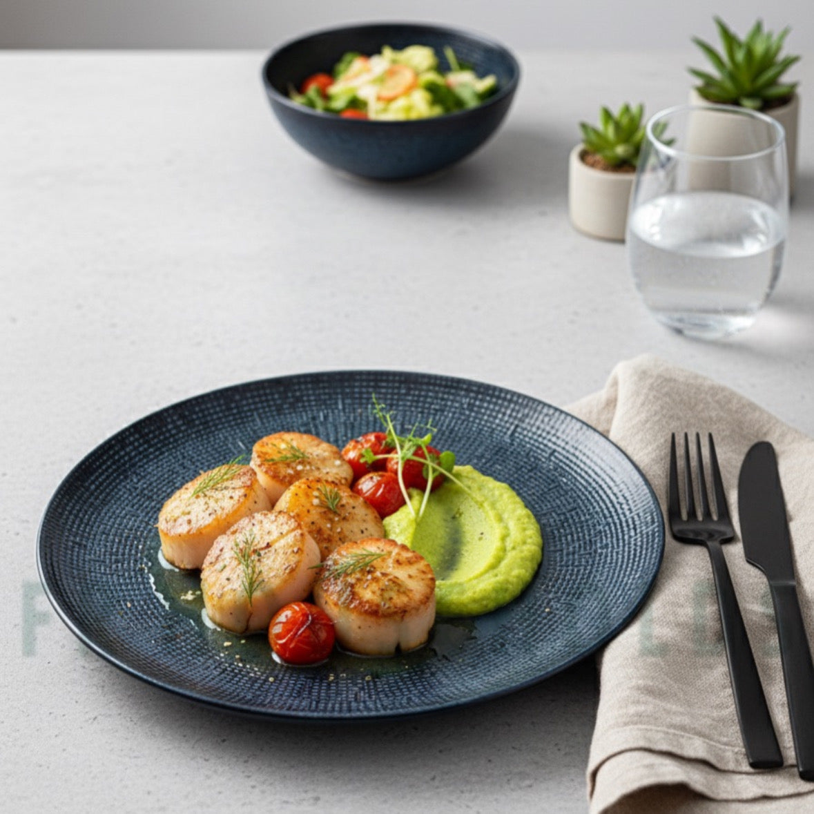 Premium Earthenware Self-Engraved Plates | Dinner - Deep - Quater  Microwave & Dishwasher Safe | 6 Peice