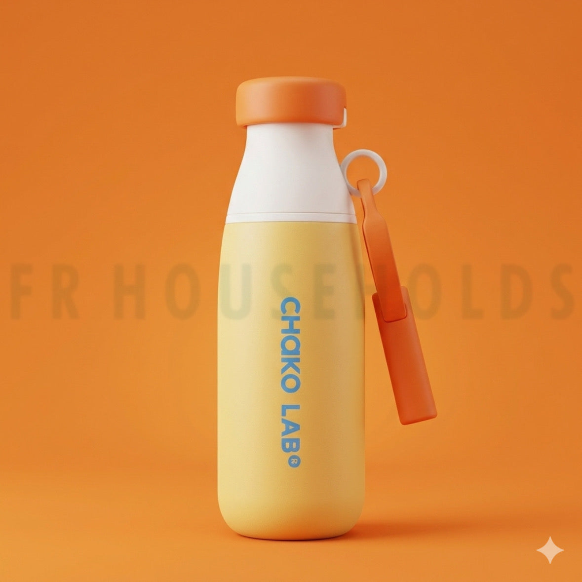 Chako Lab Insulated Water Bottle - Aesthetic & Leakproof Travel Flask | 500ml