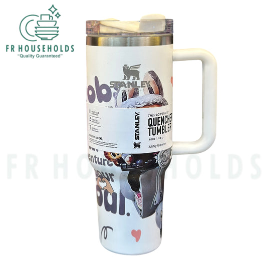 The Stanley x Labubu Limited Edition 40oz Quencher H2.0 Tumbler