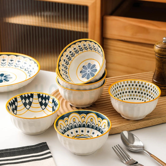 Professional 6-Piece Bowl Set – Excellent Quality With Chopsticks