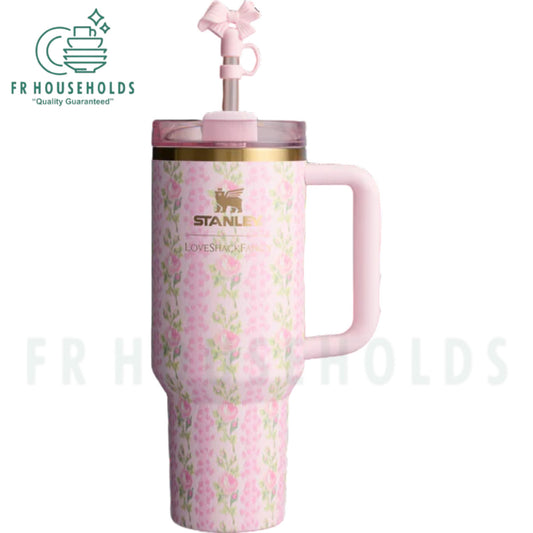 THE STANLEY X LOVESHACKFANCY QUENCHER | 40 OZ - BLOOMING HEIRLOOM
