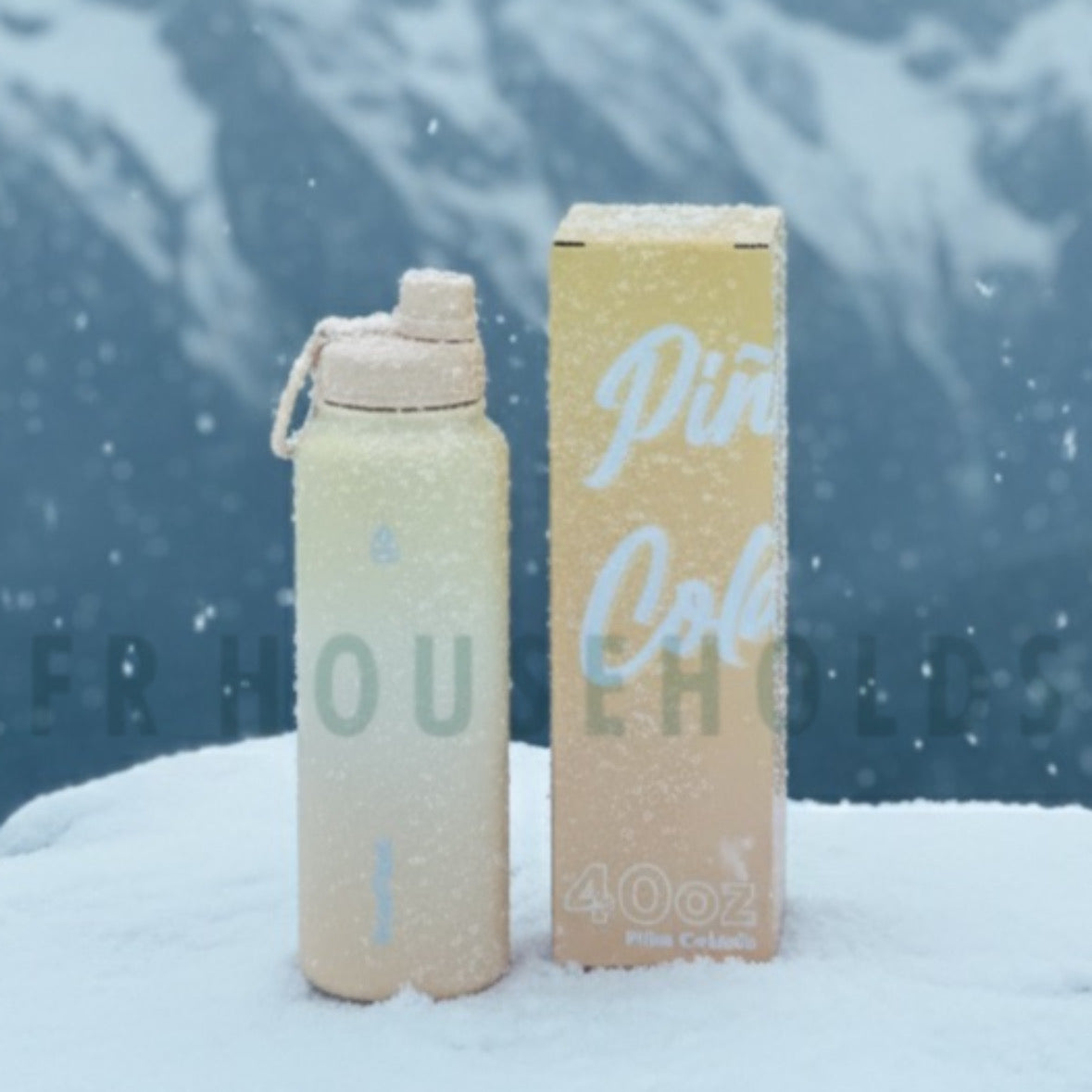 AquaFlask 946mL (40oz) Water Bottles (Pina Colada)