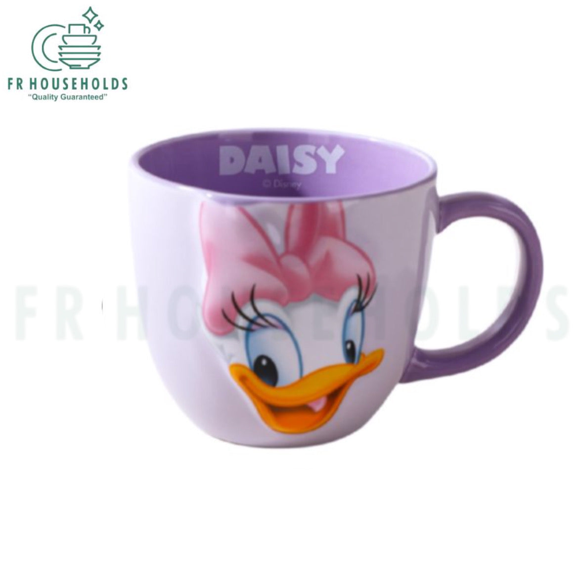 Disney Daisy Duck 3D Sculpted Ceramic Mug - Purple 16oz Coffee Cup