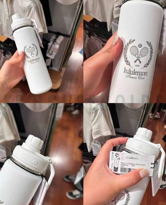 Lululemon - Back to Life Sport Bottle 24oz -Tennis Graphic