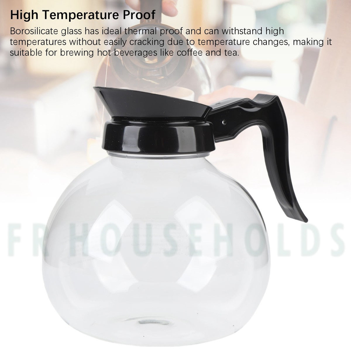 1.7L Fire-Proof Borosilicate Glass Kettle – Safe, Stylish & Durable