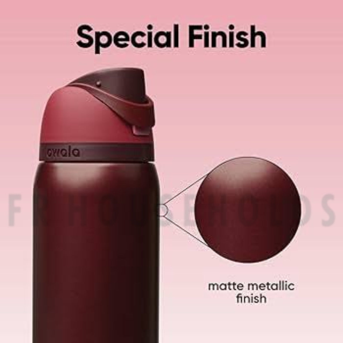 Owala FreeSip® Water Bottle - 32oz | Black Cherry