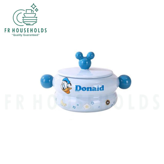 Walt Disney Porcelain Soup Pot - 820ml - Donald