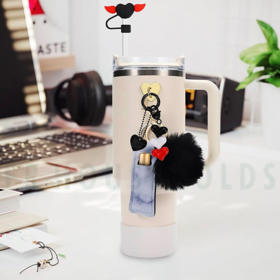 7PCS Stanley Tumbler Decoration Accessories Set – Cute & Aesthetic Drinkware Charms