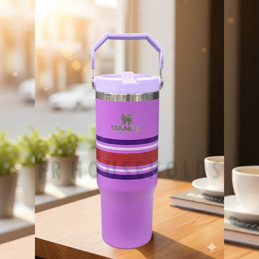 30oz FlipStraw FlowState Stanley Tumbler – Leak-Proof, Durable & Travel Friendly (Premium Dupes)