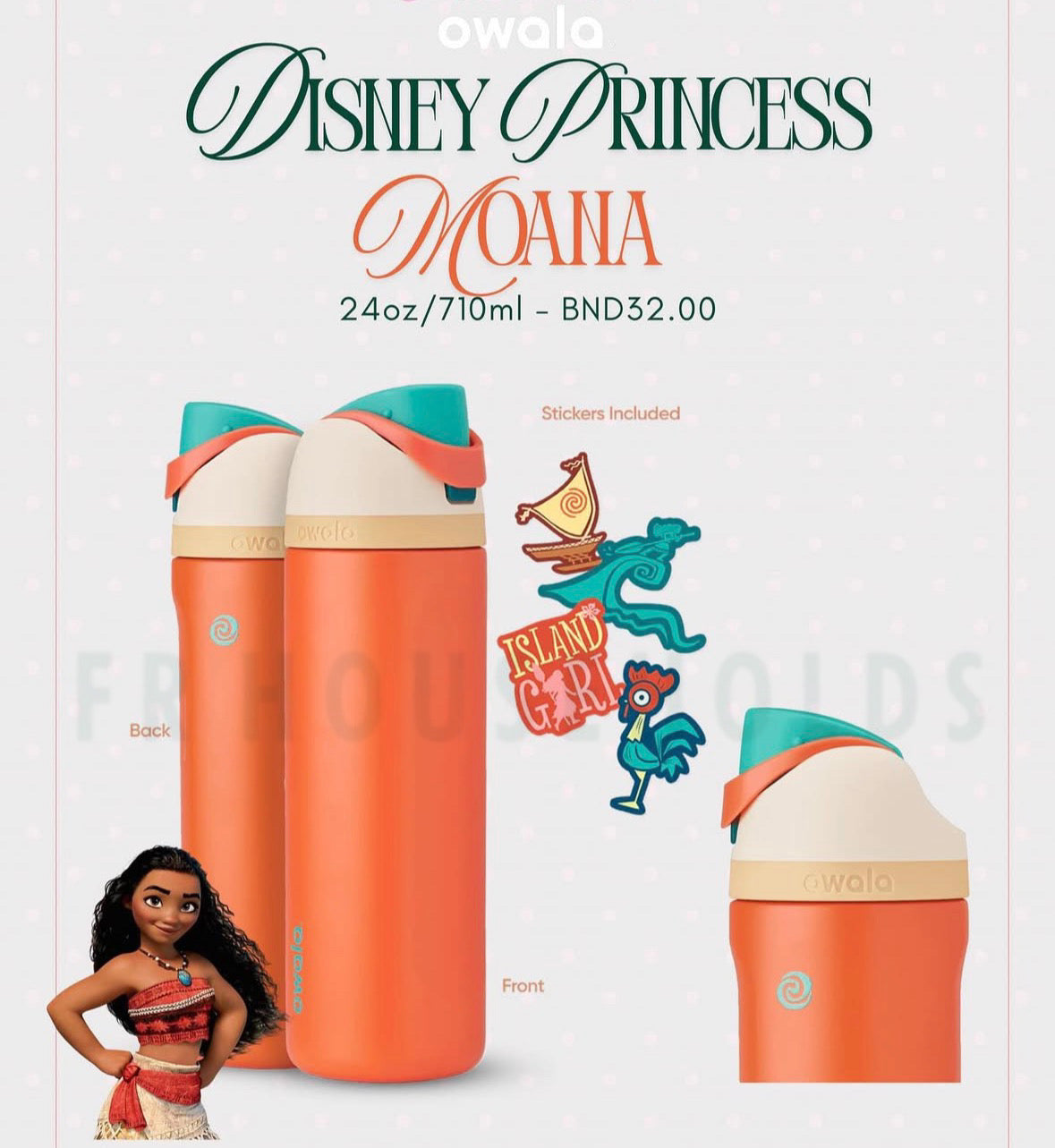 Owala FreeSip® Water Bottle - 24oz | Disney Princess Collection