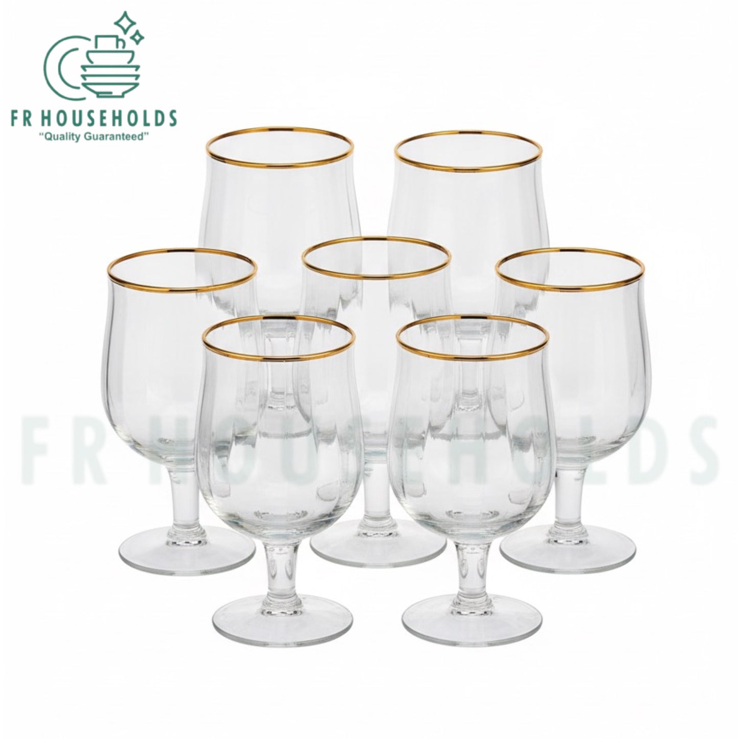 Crystal Low Stem Tumblers | 300ml | 6PC
