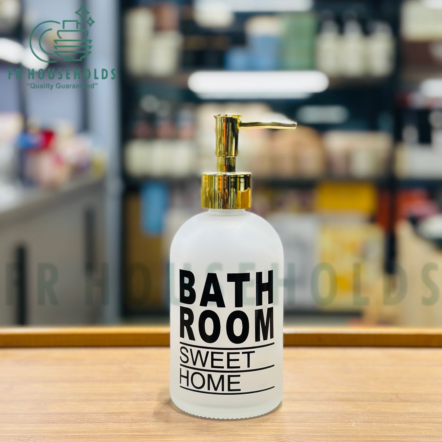 The Clean Girl Aesthetic Glass Liquid Soap Dispenser – Luxury Refillable Countertop Pump