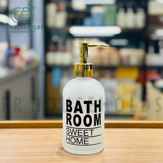 The Clean Girl Aesthetic Glass Liquid Soap Dispenser – Luxury Refillable Countertop Pump
