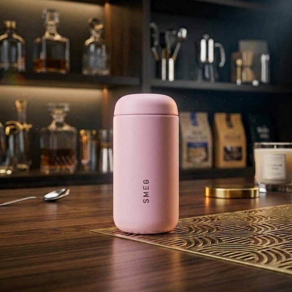 SMEG Style Capsule Insulated Coffee Travel Mug (350ml)
