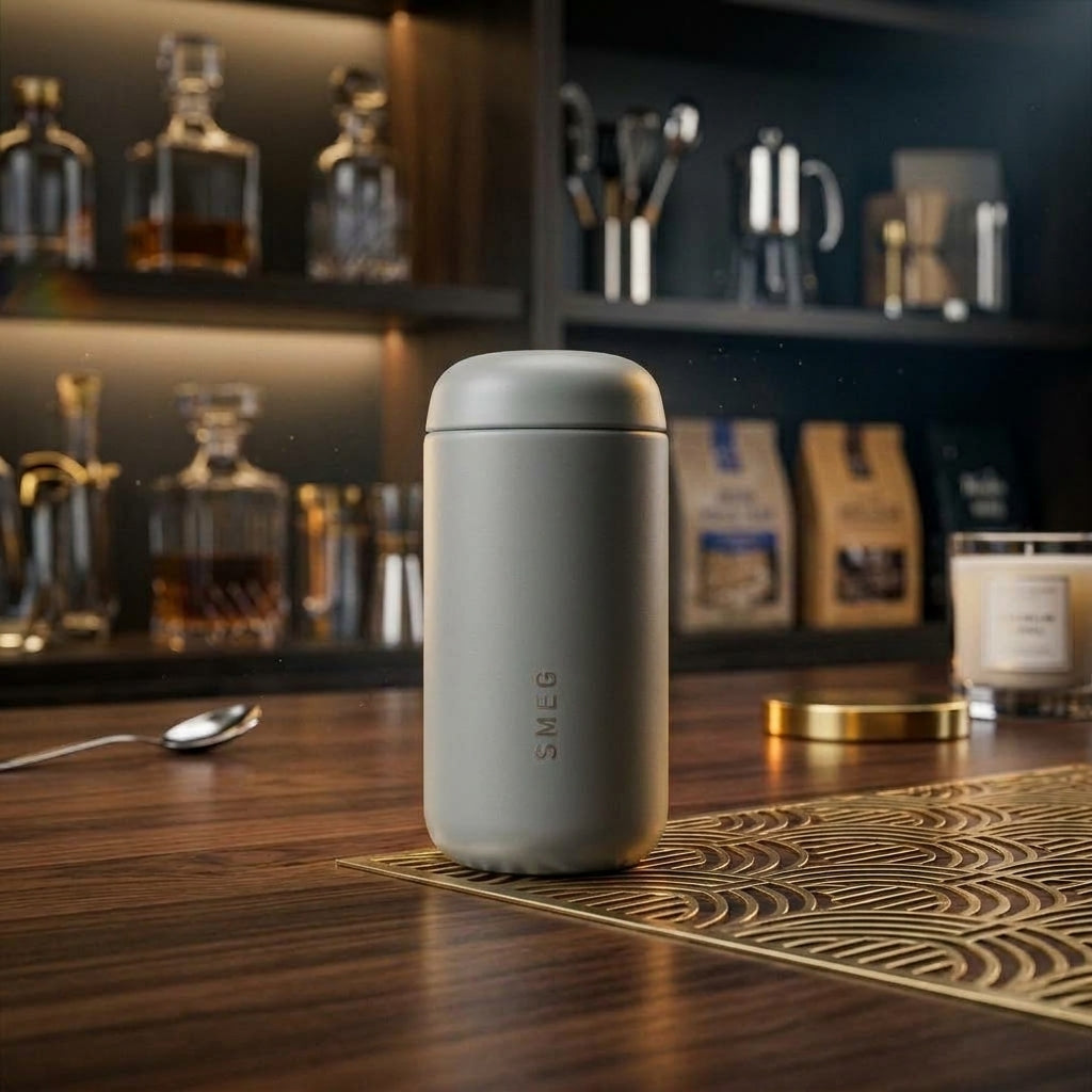 SMEG Style Capsule Insulated Coffee Travel Mug (350ml)