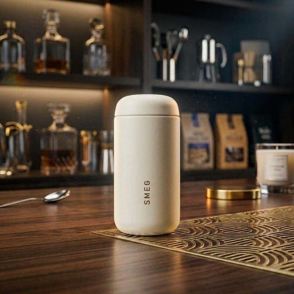 SMEG Style Capsule Insulated Coffee Travel Mug (350ml)