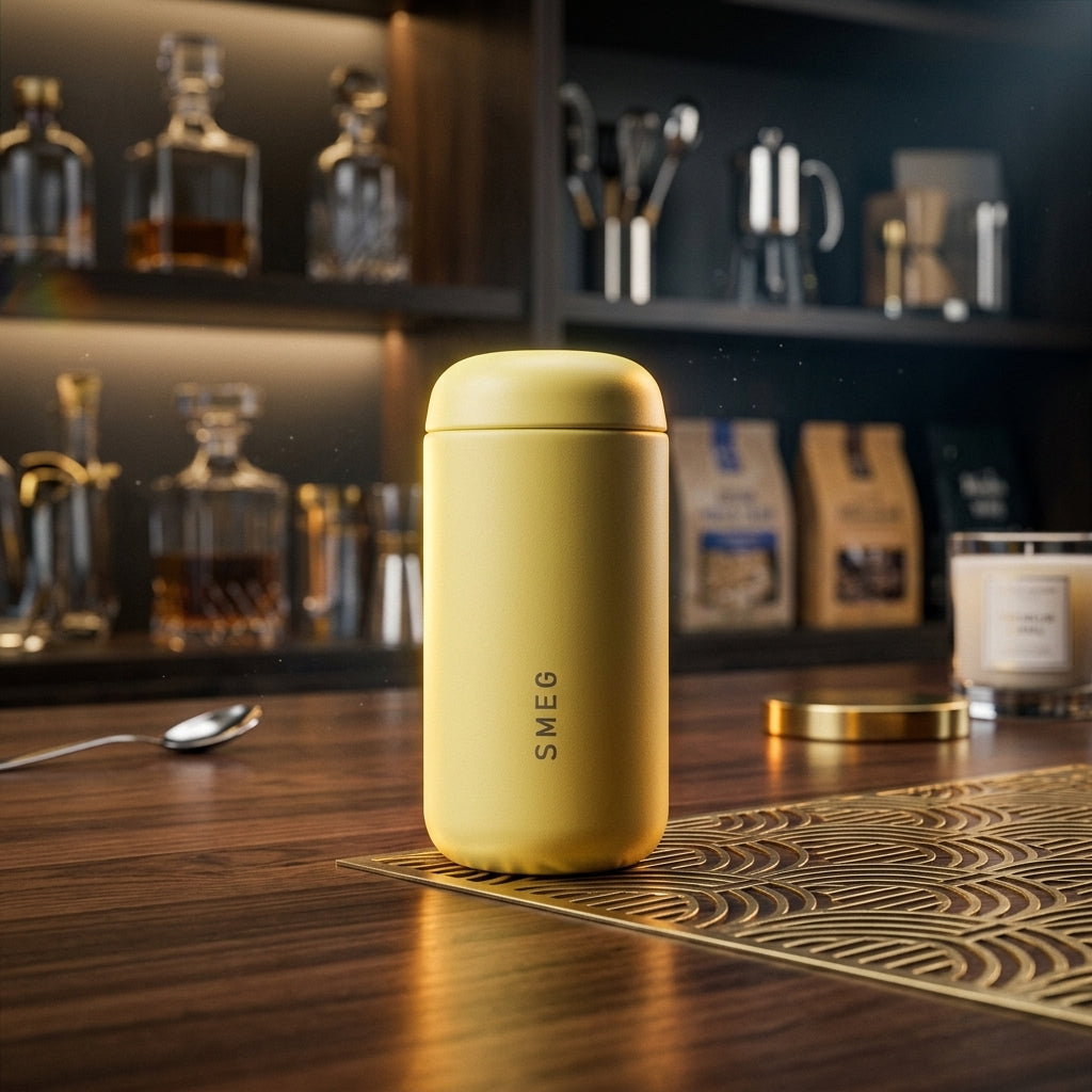 SMEG Style Capsule Insulated Coffee Travel Mug (350ml)